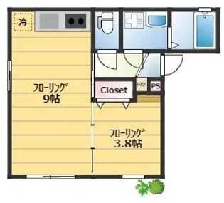 シース浅草橋【1階】の間取り