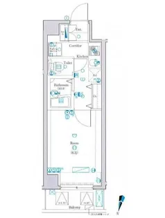 クレイシア西小山【3階】の間取り
