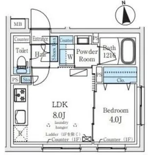 CREALpremier笹塚【2階】の間取り