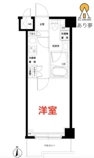 ルーブル横濱吉野町【4階】の間取り