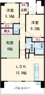 ダイアパレス高崎東町【8階】の間取り