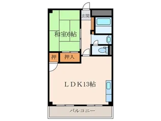 マンションイワタ【2階】の間取り
