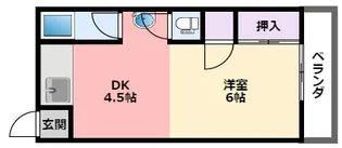 兵庫県西宮市鳴尾町5【マンション】の間取り