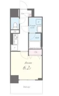 ル・シエル葵【6階】の間取り