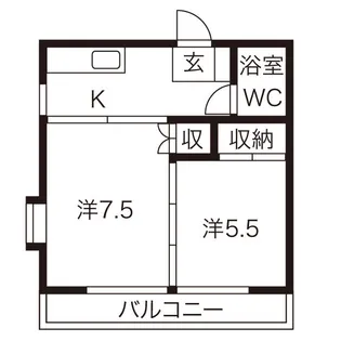 ACTY半田山【2階】の間取り