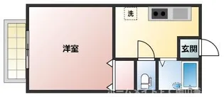 ハイツノアA【2階】の間取り