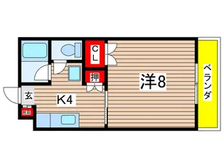 ブランシェ山田【1階】の間取り