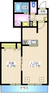 Schweres Schloss 新逗子【1階】の間取り