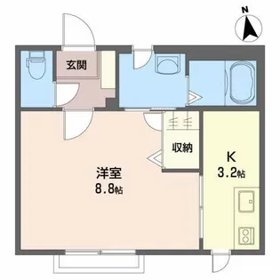 リエールII【2階】の間取り