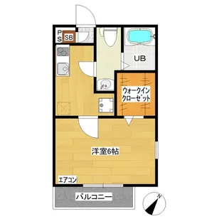 千葉県千葉市中央区白旗2【アパート】の間取り