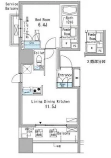 パークアクシス押上【3階】の間取り
