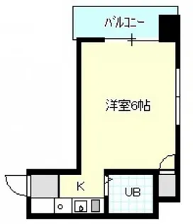 第13片山ビル【6階】の間取り