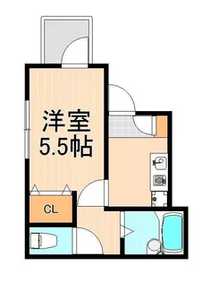 MELDIA足立4丁目【1階】の間取り