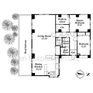 カーサ深沢【1階】の間取り