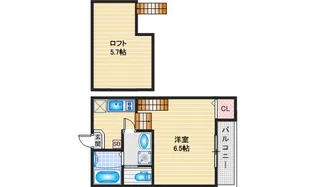 ハーモニーテラス長筬町IV【1階】の間取り