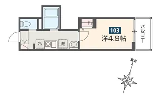 MELDIA与野本町III【1階】の間取り