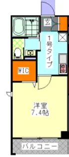 レジデンスホリイ【3階】の間取り