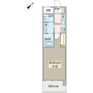 ANNEX-S【1階】の間取り