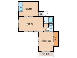 寺之下グリーンハイム【2階】の間取り