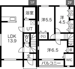 bloom(ブルーム)【1階】の間取り