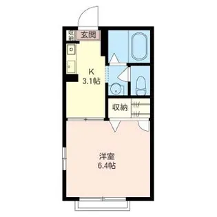 セブンスクエア【2階】の間取り