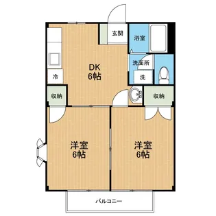 コーポKA【2階】の間取り