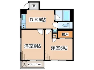 トゥーベル鹿沼パーク【2階】の間取り