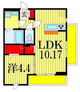 千葉県市川市田尻2【アパート】の間取り