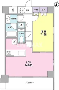 プレディアスタイル池上南EAST【1階】の間取り