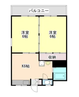BELL APRTMENTVI【2階】の間取り
