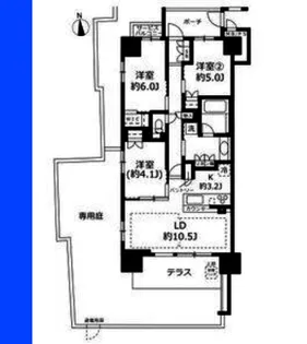 ブランズ天王寺勝山(BRANZ)【13階】の間取り
