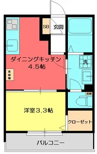 AQUE24【1階】の間取り