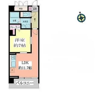 SANTE SAKAE【4階】の間取り