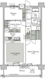 パークキューブ西ヶ原ステージ【5階】の間取り