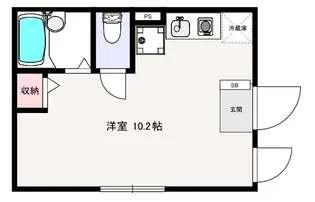 ロゼ錦糸町III【3階】の間取り