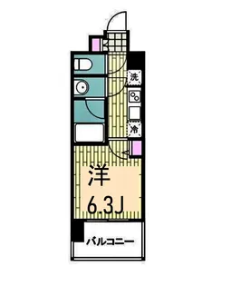 プロスタイルウェルス横浜天王町SHOKEN Residence【2階】の間取り