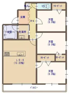エポカ春江【2階】の間取り