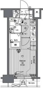 ガラグランディ日本橋【9階】の間取り