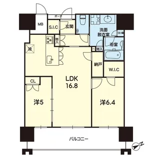 MJR熊本ゲートタワー 1404号【14階】の間取り