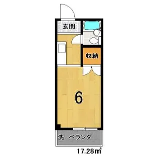 プチメゾン石田【2階】の間取り