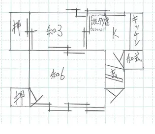 あけぼの荘【1階】の間取り