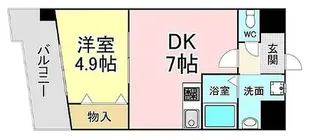 il Palazzo del Sole【5階】の間取り