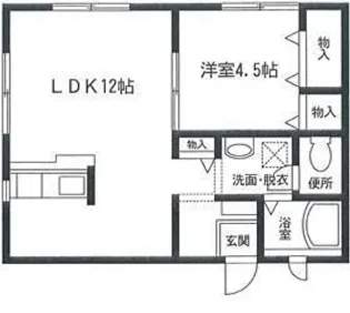 シャルムハイツ【2階】の間取り