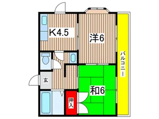 プチメゾン・トシ【2階】の間取り