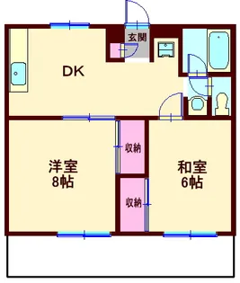 KTRエステート【1階】の間取り