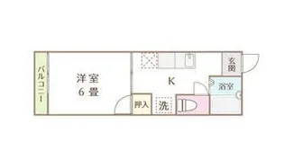 サンパレス宝町【1階】の間取り