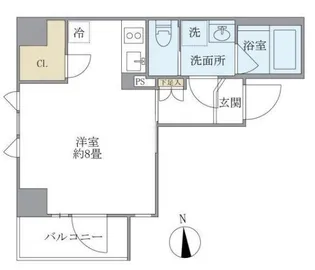 プルミエ秋葉原イースト【7階】の間取り