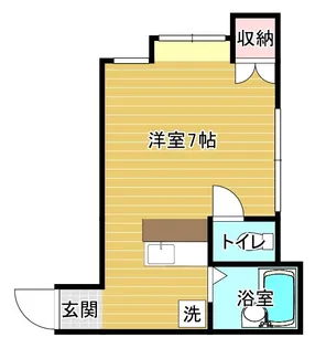 ル・ポート舟入I【1階】の間取り