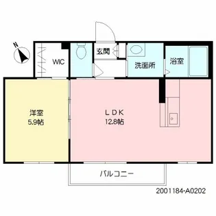 シャーメゾン日ノ出【2階】の間取り