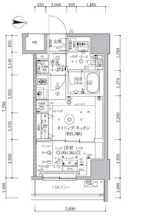 アルテシモクレルトルテ【7階】の間取り